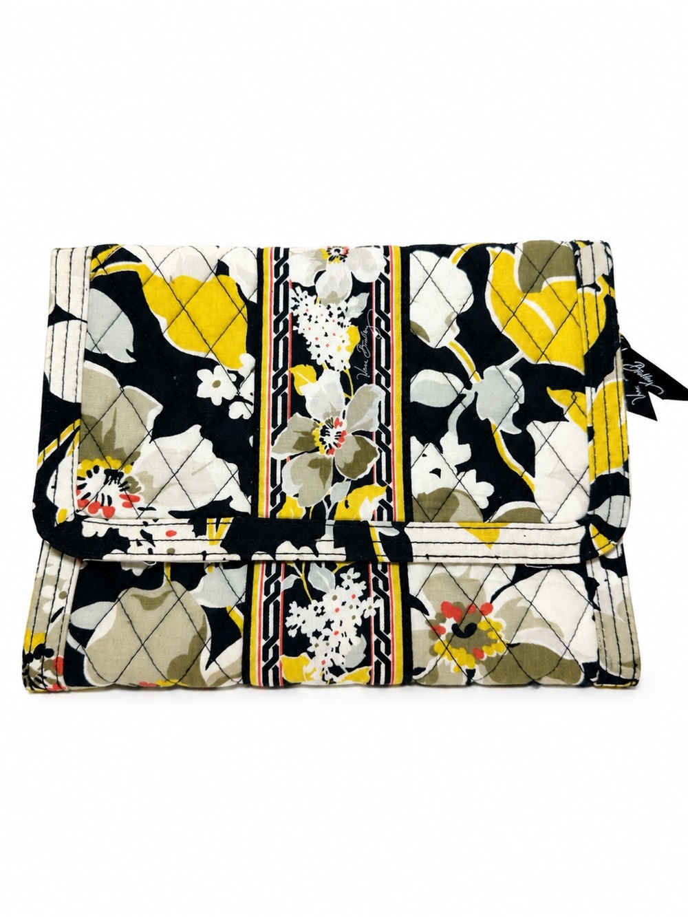 VERA BRADLEY Cosmetics Jewelry Folio Folding Bag Dogwood Pattern BRAND NEW